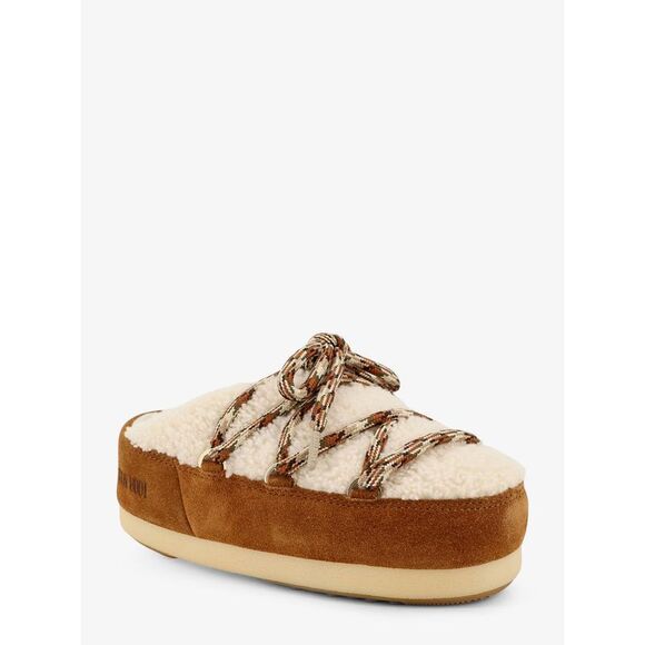 Moon Boot Women Shearling And Suede Slip-On - Picture 2 of 5